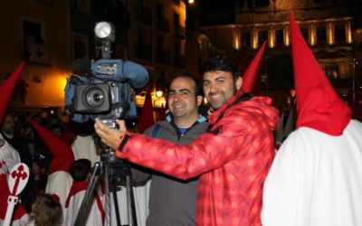 Lluvia y mucho trabajo para los prensa-peoples en la Semana Santa de Cuenca