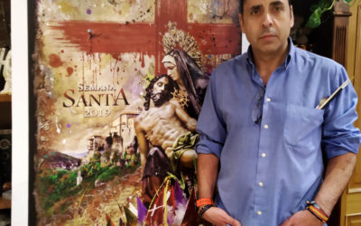 El artista Romero realiza el cartel de la Semana Santa