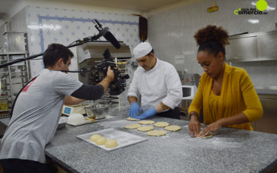 La pastelería «El Goloso» de Tarancón como centro de producción de TVE