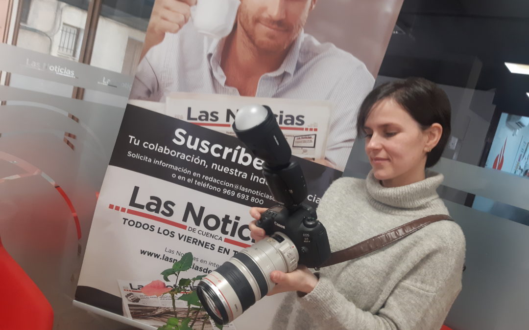 Pascualina aterriza en Las Noticias de Cuenca