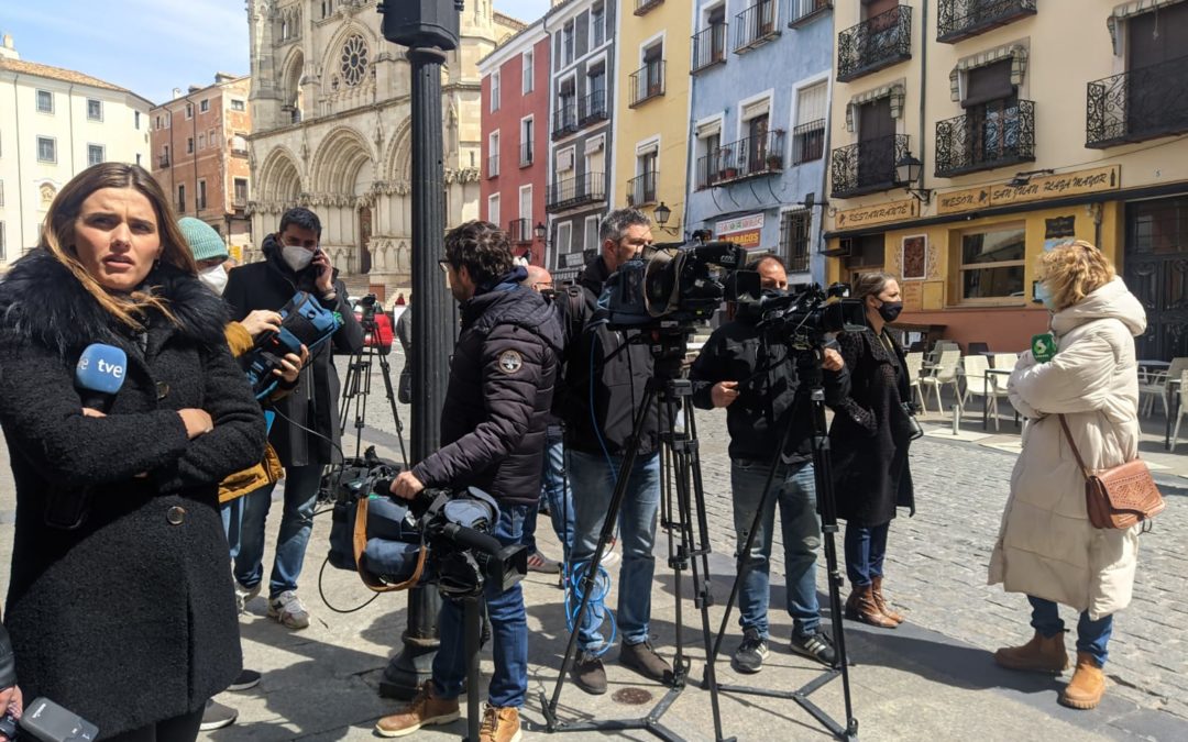 Medios nacionales por el triste suceso de violencia machista en Cuenca