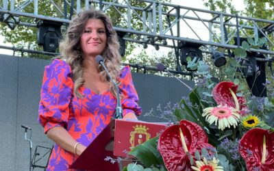 Alba Beckam presentó el pregón de la Feria y Fiestas de San Julián de Cuenca