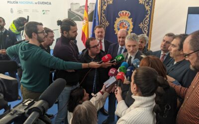 El ministro Marlasca en Cuenca con medios nacionales