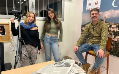 Alumnas de Periodismo entrevistan al Conquistador