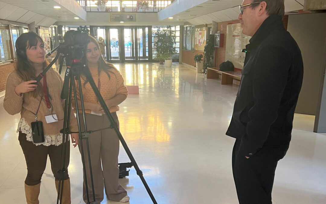 Grabando a Joaquín Reyes