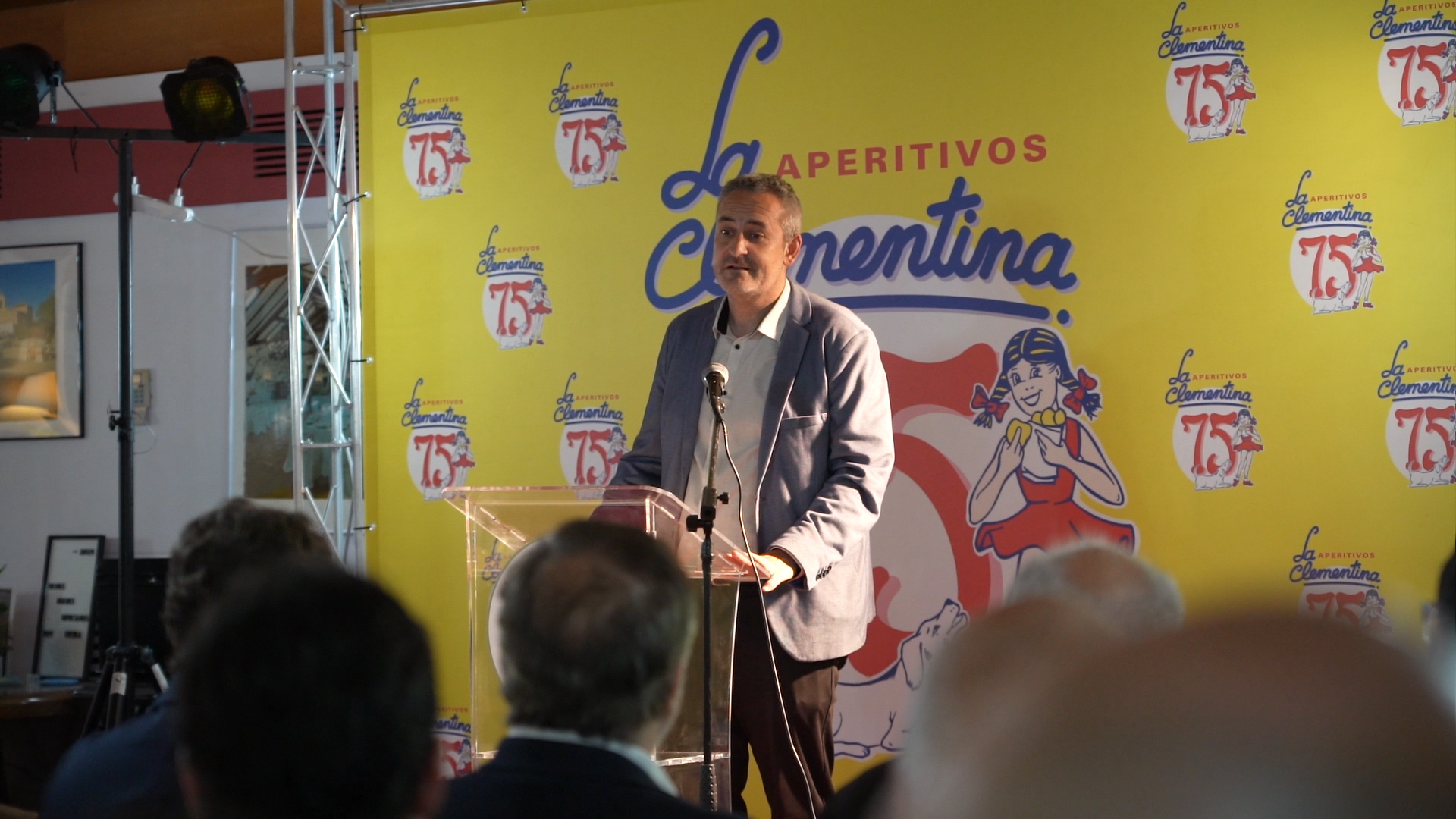 Heli Pérez presentación 75 aniversario La Clementina