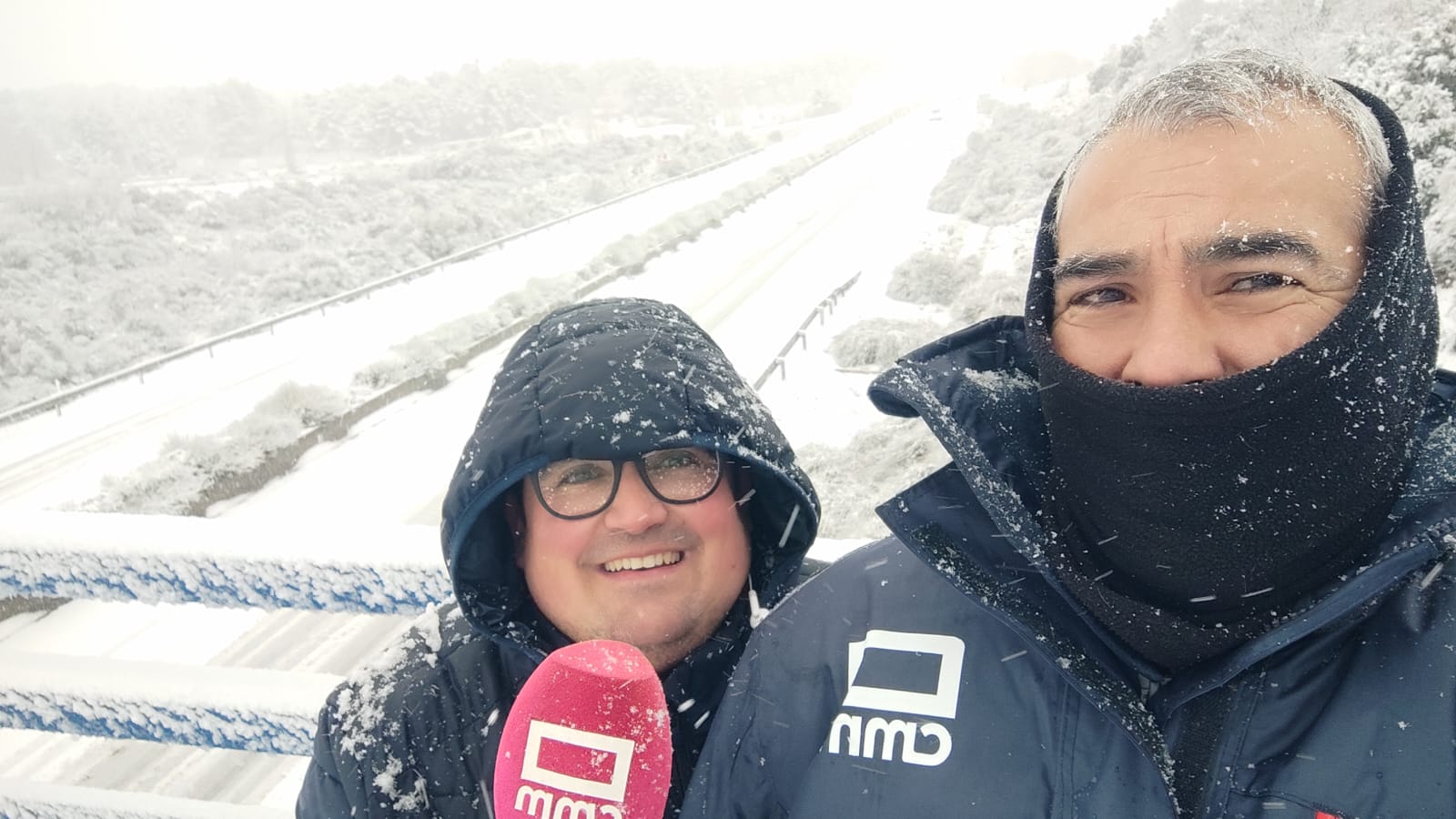 Periodistas atrapados borrasca Kristin Cuenca