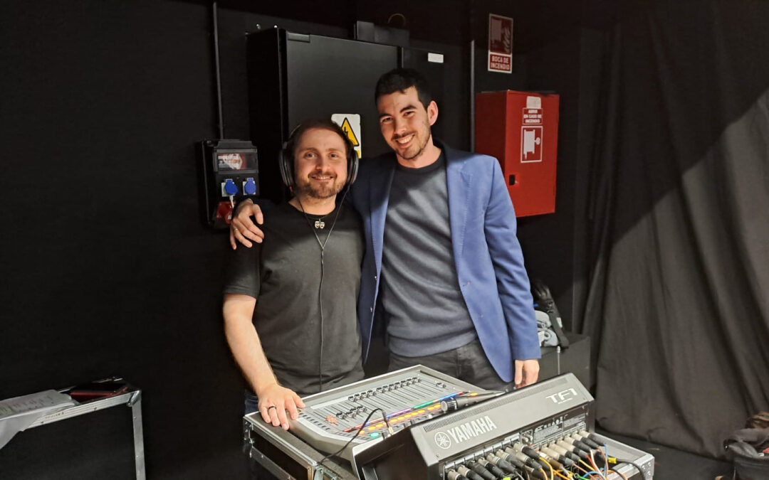 RNE Cuenca desde la Escuela de Arte Dramático por el «Día de la Radio»