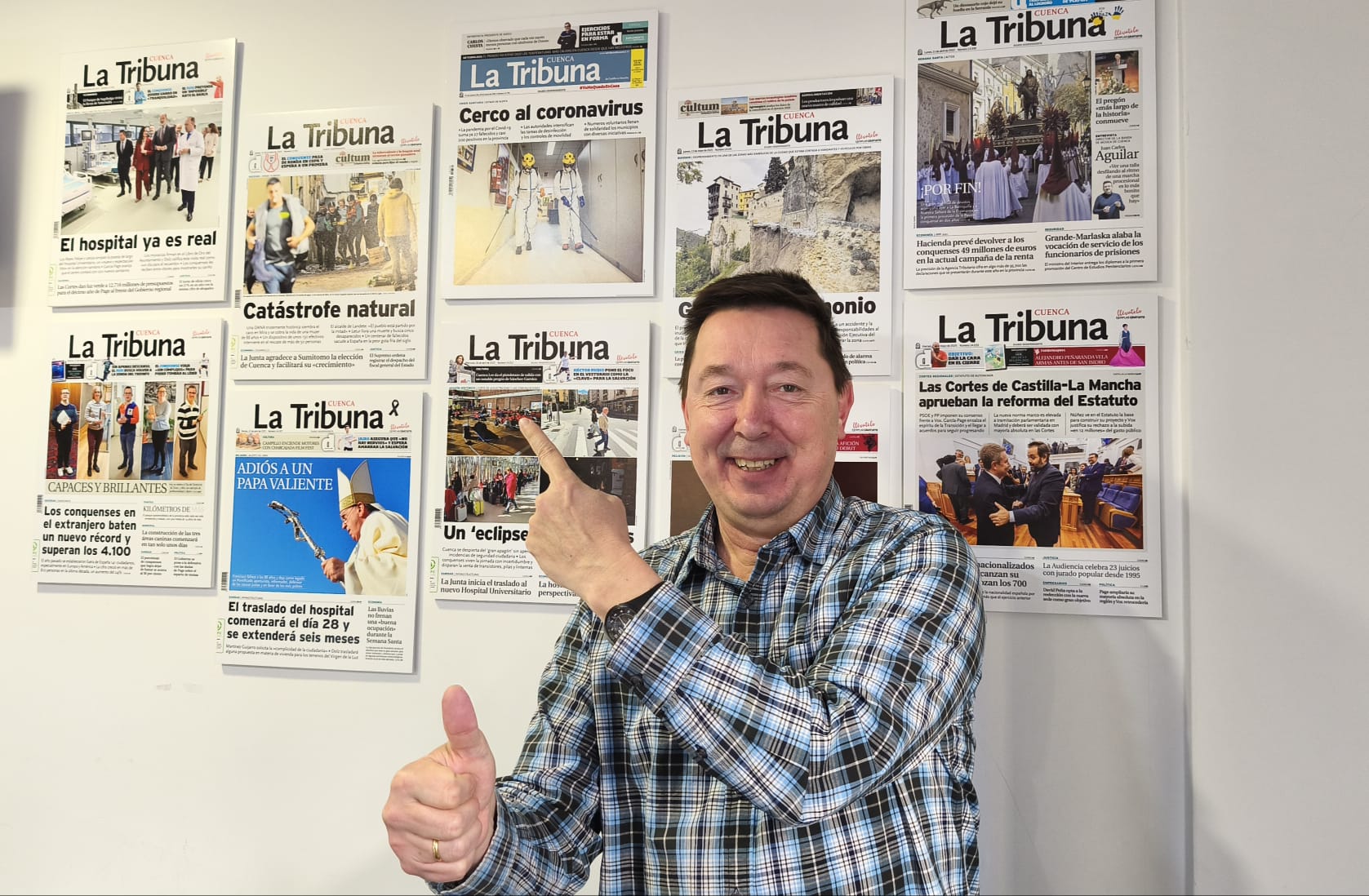Aitor Anguiano 1 año en La Tribuna de Cuenca