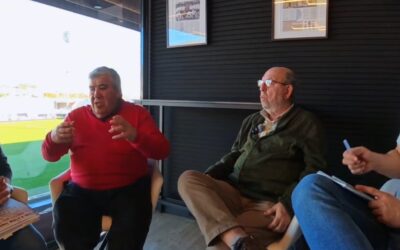 Los Manolos de Cuenca con los podcats de la UBC