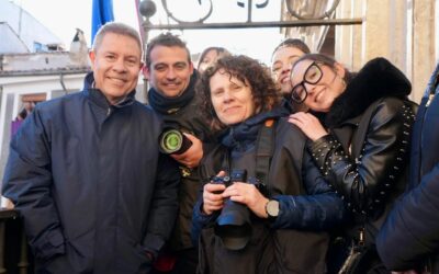 Peoples con el presidente Page