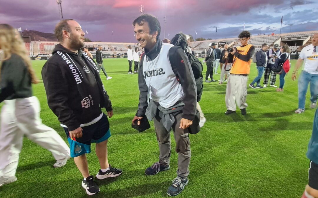 Dando suerte a la Balompédica