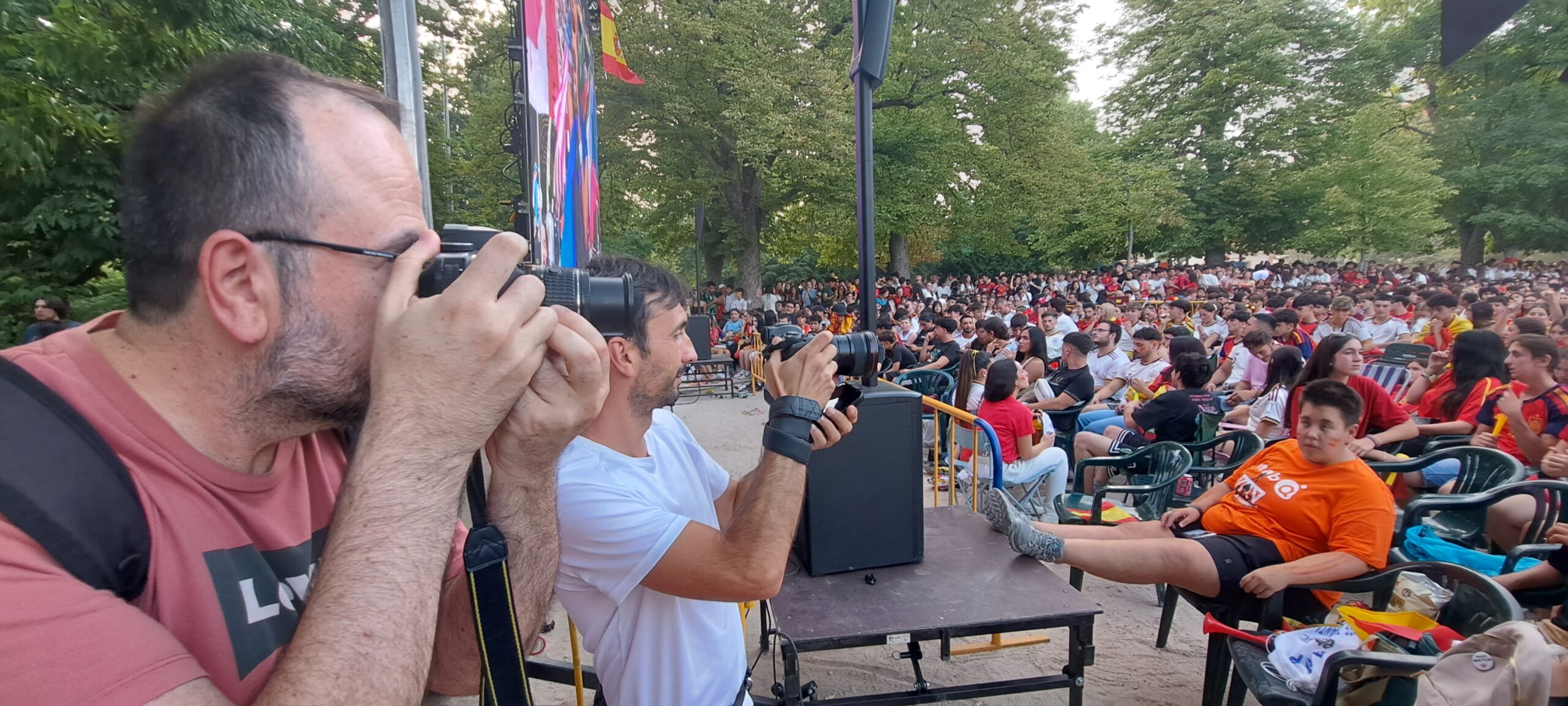Periodistas Final Mundial España Parque Santa Ana 2026 Periodistas Final Mundial España Parque Santa Ana 2026